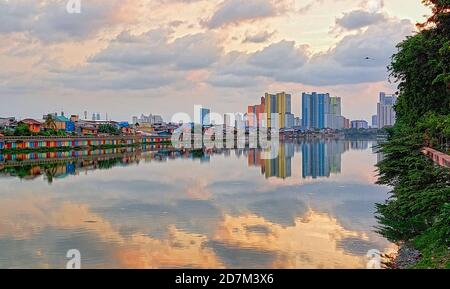 Danau Sunter Lake, Jakarta, Indonesia Stock Photo