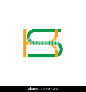 letter ks simple linked font logo vector Stock Vector Image & Art - Alamy