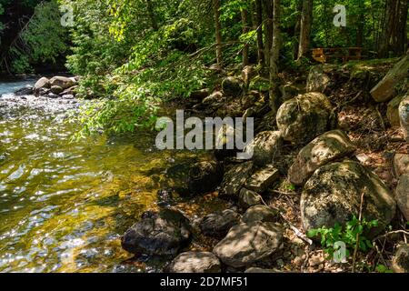 Whitewater Preserve Minden Hills Algonquin Highlands Ontario Canada in summer Stock Photo