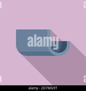 Spout gutter icon. Flat illustration of spout gutter vector icon for ...