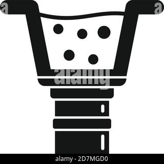 Spout gutter icon. Simple illustration of spout gutter vector icon for ...