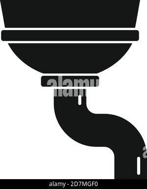 Spout gutter icon. Simple illustration of spout gutter vector icon for ...