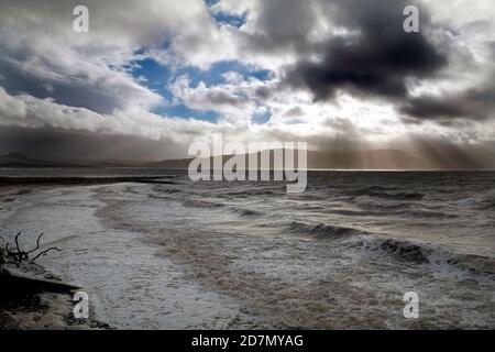 Storm Brewing Deganwy Llandudno Conwy Bay North Wales UK United Kingdom Europe Stock Photo