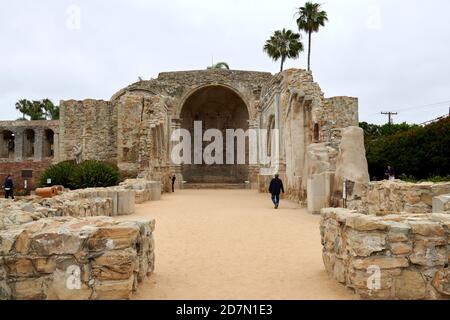 The Mission, San Juan Capistrano, California, USA Stock Photo