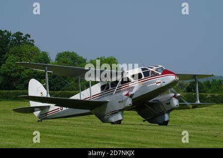 de Havilland D.H 89A, Dragon Rapide, G-AGSH, at old Warden, Bedfordshire, England, Stock Photo