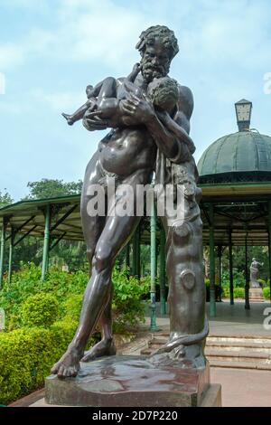 Statue at Sayaji Baug, Vadodara, Gujarat, India. Stock Photo