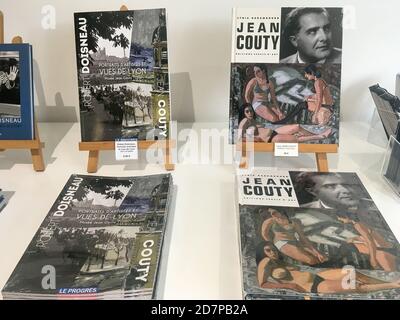 Robert Doisneau photo exhibition at Jean Couty Museum, Saint-Rambert, Lyon, Rhone, France Stock Photo