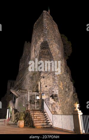 Norman Castle (Castello Normanno), Aci Castello, Sicily, Italy. Stock Photo