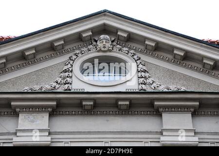 Art nouveau style architecture at Maribor in Eastern Slovenia Stock Photo