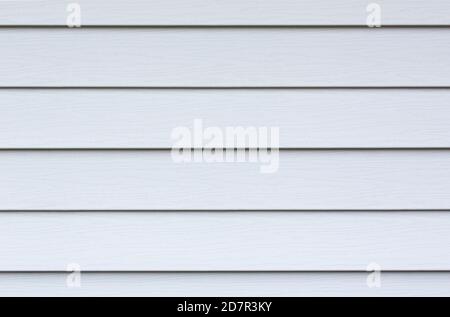 White Siding on Exterior of a Home Stock Photo