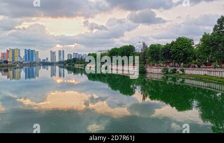 Danau Sunter Lake, Jakarta, Indonesia Stock Photo