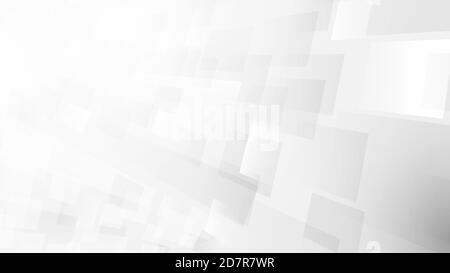 Abstract white and grey technology Hi-tech futuristic digital. High-speed movement. Squares texture. Vector illustration Stock Vector