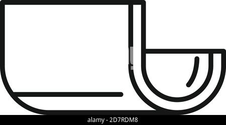 Spout gutter icon. Outline spout gutter vector icon for web design ...