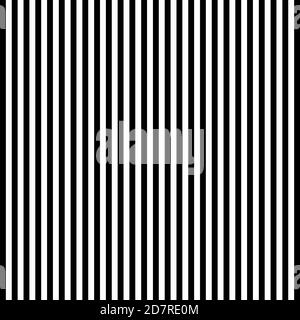 Black and white vertical lines. Black and white wallpaper design. Wrapping paper or fabric pattern. Stock Photo