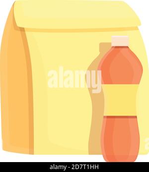 Delicious lunch icon. Cartoon of delicious lunch vector icon for web design isolated on white background Stock Vector