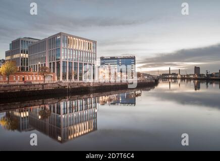 Cork City, Cork, Ireland. 25th October, 2020. . A view of the new  development where construction is coming to an end and consists of office and residential units on Horgan's Quay in Cork City, Ireland. - Credit; David Creedon / Alamy Live News Stock Photo