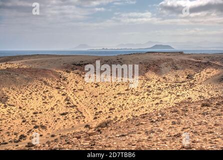 Playa del Papagayo, Lanzarote, HDR Image Stock Photo