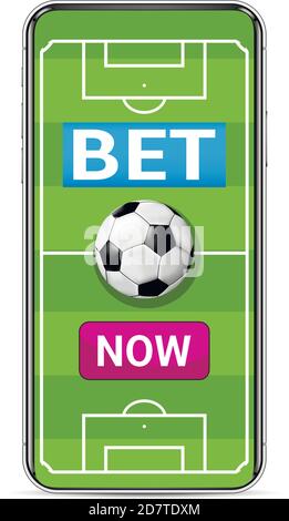 Premium Vector  Mobile football soccer. online sport bet play match. online  soccer game with live mobile app