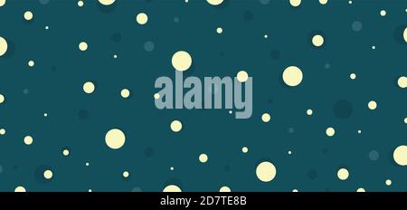 Blue dots pattern background, Geometric circles dotted polka dot print for textile, scrapbook paper, wallpaper, etc. Vector illustration Stock Vector