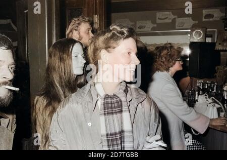 Su Kramer, deutsche Schlager- und Popsängerin, Deutschland um 1975. German schlager and pop singer Su Kramer, Germany around 1975. Stock Photo