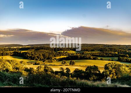 Over The Surrey Hills Stock Photo