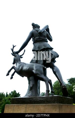 Statue at Sayaji Baug, Vadodara, Gujarat, India. Stock Photo