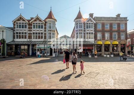 Bognor Regis, September 21st 2020: The Arcade in the town centre Stock Photo