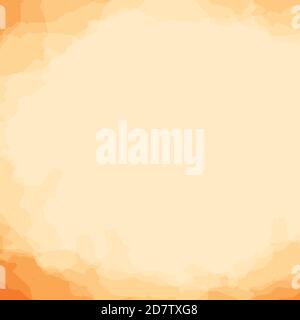 Abstract background with watercolor effect in orange and pastel colors. Stock Vector