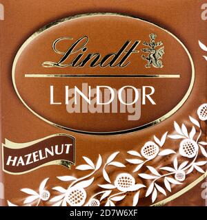 Lindt Lindor Hazelnut Truffles Stock Photo