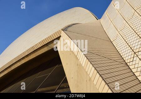 Detail of the Opera House, Sydney, NSW Stock Photo