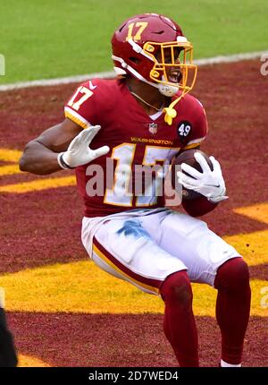 Washington Football Team wide receiver DeAndre Carter (16) runs during an  NFL preseason football game against the Baltimore Ravens, Saturday, Aug.  28, 2021 in Landover, Md. (AP Photo/Daniel Kucin Jr Stock Photo - Alamy