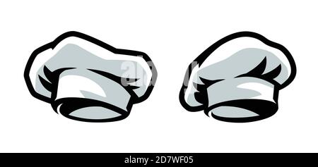 Chef hat symbol. Cooking, cuisine, food concept vector illustration Stock Vector