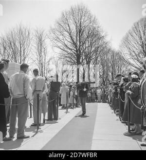 Tomb of the Unknown Soldier, 1950s, Washington DC, USA Stock Photo