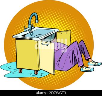 Kitchen Sink Stock Vector Image Art Alamy