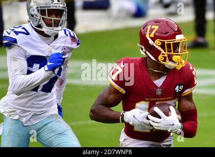 Dallas Cowboys cornerback Trevon Diggs (27) defends during an NFL football  game against the Arizona Cardinals, Monday, Oct. 19, 2020, in Arlington,  Texas. Arizona won 38-10. (AP Photo/Brandon Wade Stock Photo - Alamy