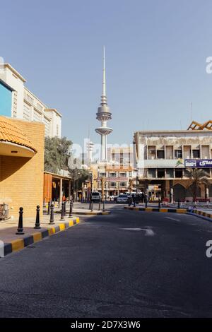 KUWAIT; - August 03; 2017: Kuwait city street urban Stock Photo