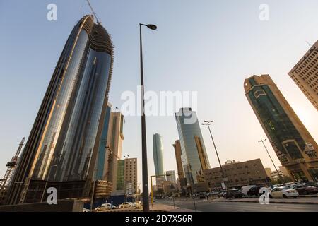 KUWAIT; - August 03; 2017: Reconstract building in Kuwait City Stock Photo