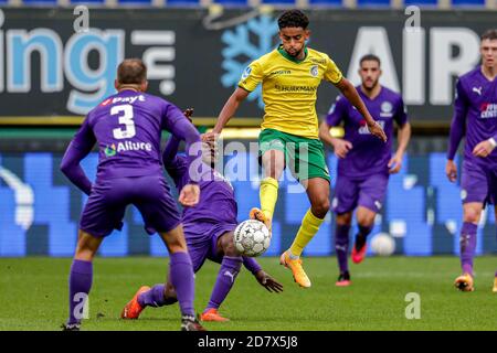 SITTARD, NETHERLANDS - OCTOBER 25: Lisandro Semedo of Fortuna Sittard during the Dutch Eredivisie match between Fortuna Sittard and FC Groningen at Fortuna Sittard Stadium on October 25, 2020 in Sittard, The Netherlands (Photo by Broer vd Boom/Orange Pictures) Stock Photo