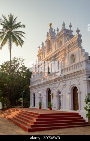 Church of Our Lady of Mount Carmel, Arambol, Goa, India Stock Photo