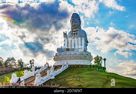 Wat Huay Plakang in Chiang Rai Thailand Stock Photo