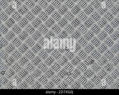 metal plate with press out pattern seamless texture Stock Photo