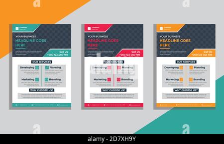 Template Vector Design For Brochure, Annual Report, Magazine, Poster, Corporate Presentation, Flyer, Illustration In A4 Size Stock Vector