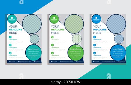 Template Vector Design For Brochure, Annual Report, Magazine, Poster, Corporate Presentation, Flyer, Illustration In A4 Size Stock Vector