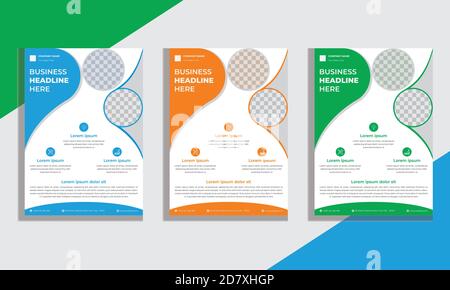Template Vector Design For Brochure, Annual Report, Magazine, Poster, Corporate Presentation, Flyer, Illustration In A4 Size Stock Vector