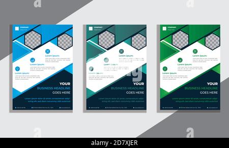 Template Vector Design For Brochure, Annual Report, Magazine, Poster, Corporate Presentation, Flyer, Illustration In A4 Size Stock Vector