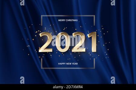 New Year 2021 banner Stock Vector
