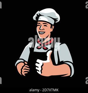 Chef symbol. Food concept vector illustration Stock Vector