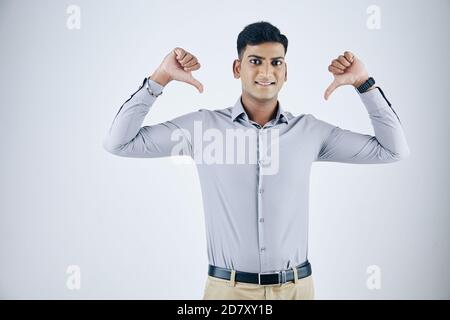 Ambitious confident entrepreneur Stock Photo