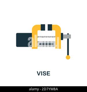 Vise icon. Simple element from construction collection. Creative Vise icon for web design, templates, infographics and more Stock Vector