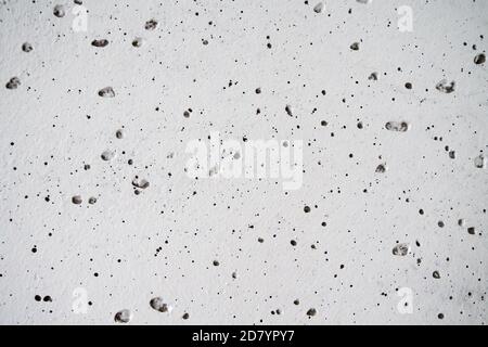 white concrete wall with bubbles Stock Photo